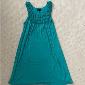 Teal tank top dress